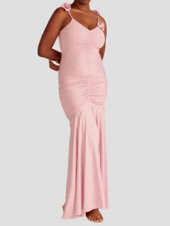 Alejandra Slip Maxi Dress in Lavender