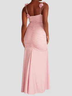 Alejandra Slip Maxi Dress in Lavender