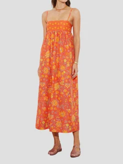 Alvita Strappy Bodice Maxi Dress