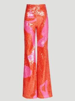 Avellino Sequin Straight Leg Pant