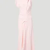 Backless Scarf Midi-Dress