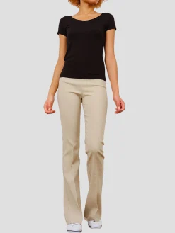 Bellini Flare Leg Pant in Beige