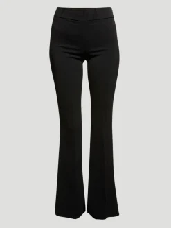 Bellini Flare Pant in Black Crepe