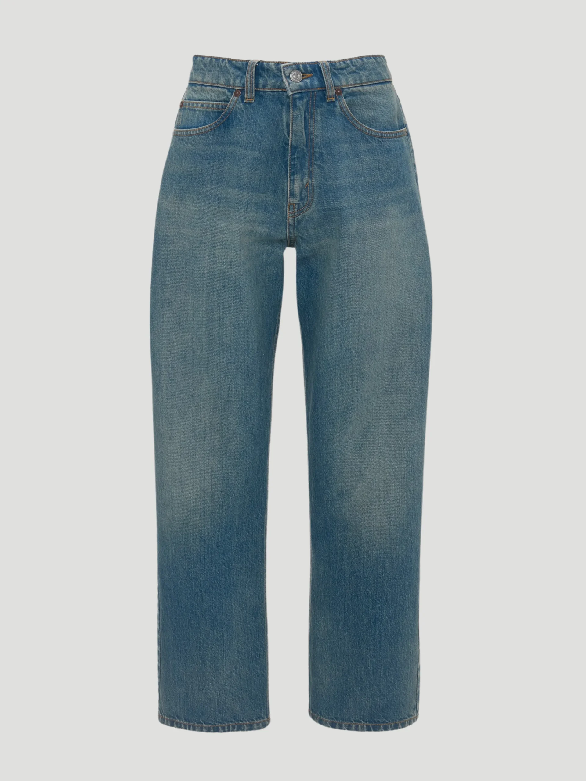 Bernie Relaxed Jean In Mid Blue