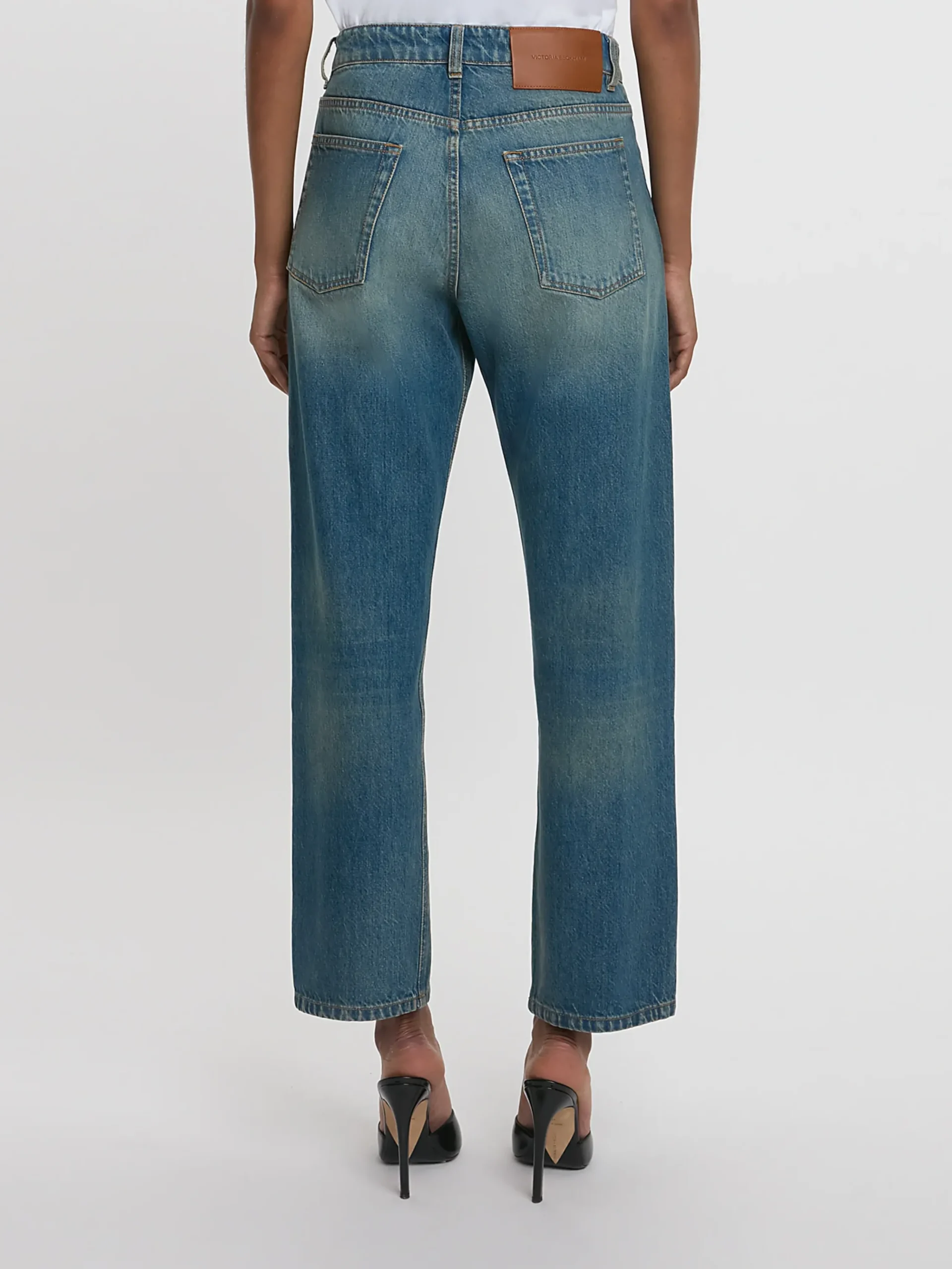 Bernie Relaxed Jean In Mid Blue