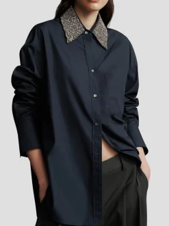 Big Joe with Crystal Collar in Navy