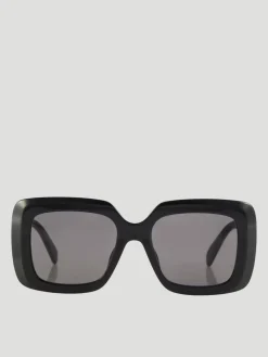 Black Shiny Bold Sunglasses