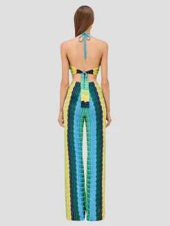 Blue Multi Belgium Pants