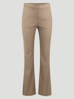 Bowie Cotton Hemp Wide-Leg Pant in Camel