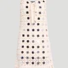 Brinkley Mirror Laced Up Fringe Dress