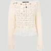 Camilla Mirror Long Sleeve Fringe Top