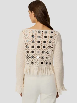 Camilla Mirror Long Sleeve Fringe Top