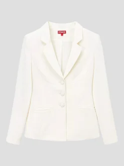 Carson Ivory Single Breasted Blazer