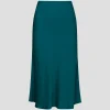Chamonix Long Skirt in Icy Teal