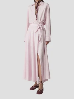 Chic Taffetas Long Wrapover Skirt