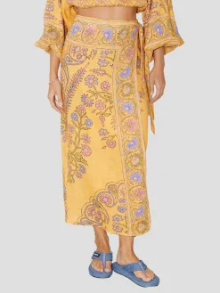 Darjeeling Wrap Maxi Skirt