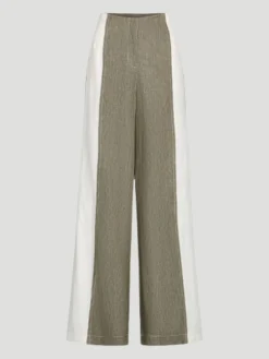 Demie Pant with Combo in Military and White