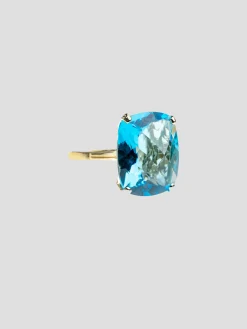 Dolce Vita Ring Topas Swiss Blue