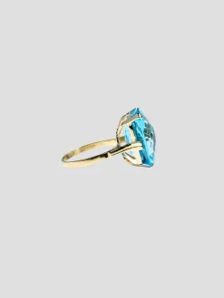 Dolce Vita Ring Topas Swiss Blue