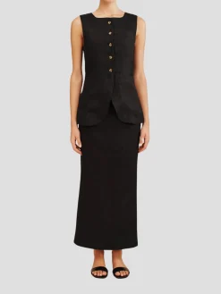 Emma Pencil Skirt in Black