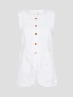 Emma Vest in Ivory