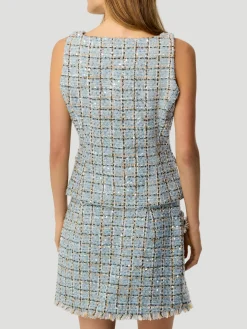 Georgia Tweed Tailored Vest