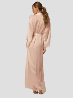 Giselle Long Robe in Blush