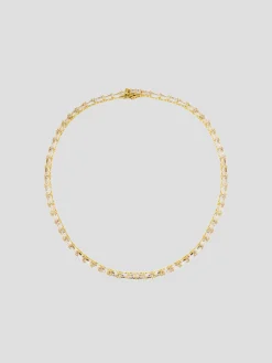 14.5" Gold Baguette Necklace