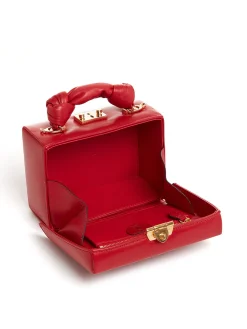 Grace Small Box in Red Leather