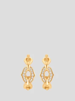 18k Yellow Gold Lucia Diamond Earrings