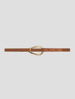 L'Adorable Calf Leather Belt in Camel