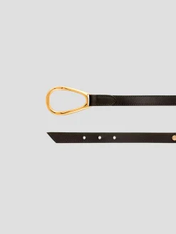L'Adorable Calf Leather Belt in Black