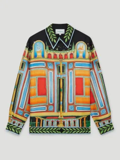 Le Palais En Fleur Silk Shirt