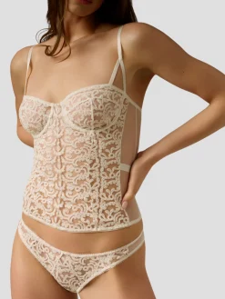 Lola Bustier in Ivory