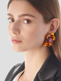 Magma Poppy Earrings