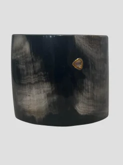 Medium Horn Cuff with Diamond