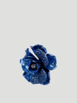 Midnight Camelia Earrings
