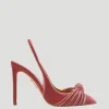 105mm Atelier Embellished Velvet Slingback Pumps