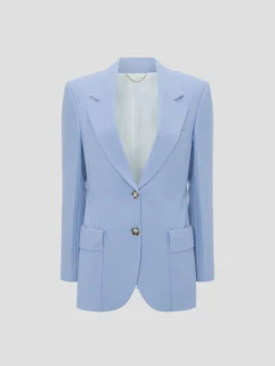 Patch Pocket Jacket in Bluebell