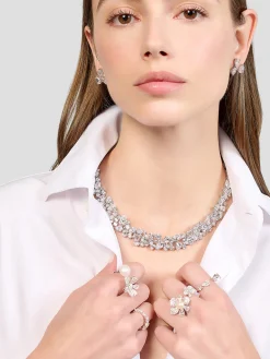 Pearl Snow Rose Ring