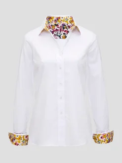Priscilla Long Sleeve Shirt in White