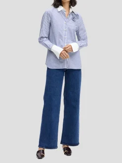 Priscilla Long Sleeve Woven Shirt