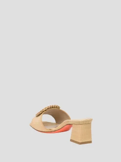 Raffia Mules