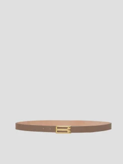 Regular Frame Belt in Tan