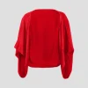 Roma Cape in Scarlet