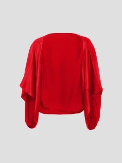 Roma Cape in Scarlet