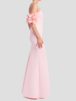 Rosette Arm Bands Dress