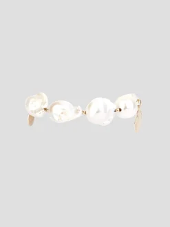 Seafood Pearl Bracelet 14k Gold