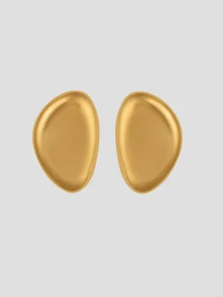 Small Oval Drop Earrings