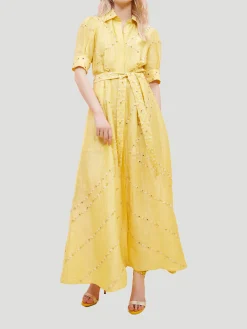 Soleil Eyelet Embroidered Shirtdress